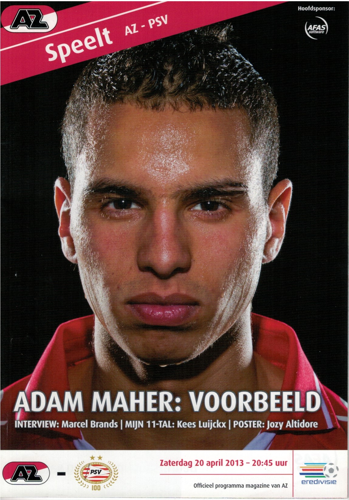 AZ Programma 20-apr-2013 PSV thuis